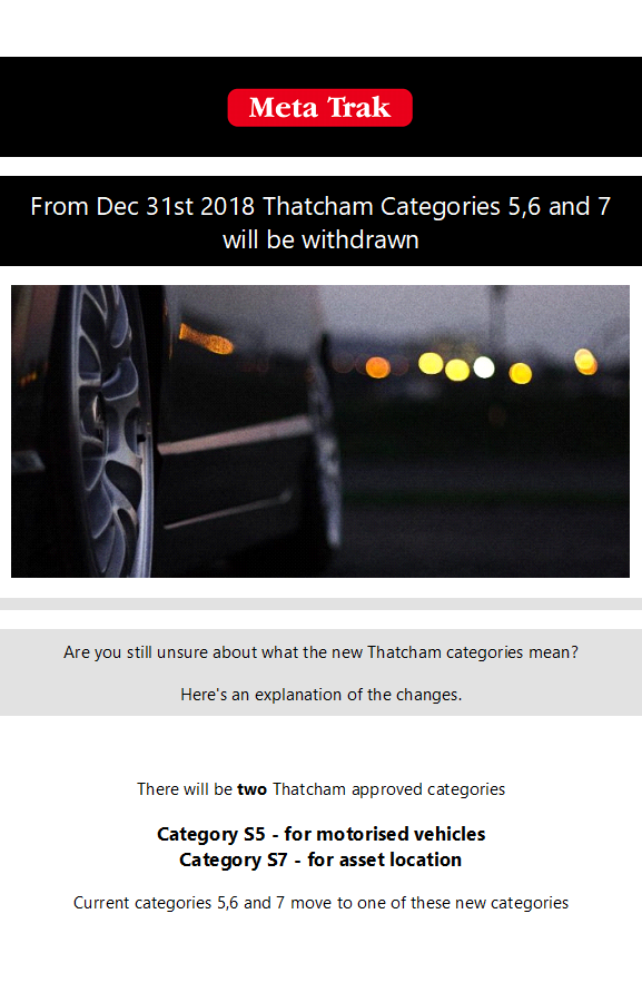 Thatcham Categories 